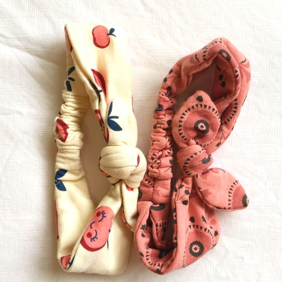 boho baby girl headband bundle, 4 pieces - Picture 2 of 3